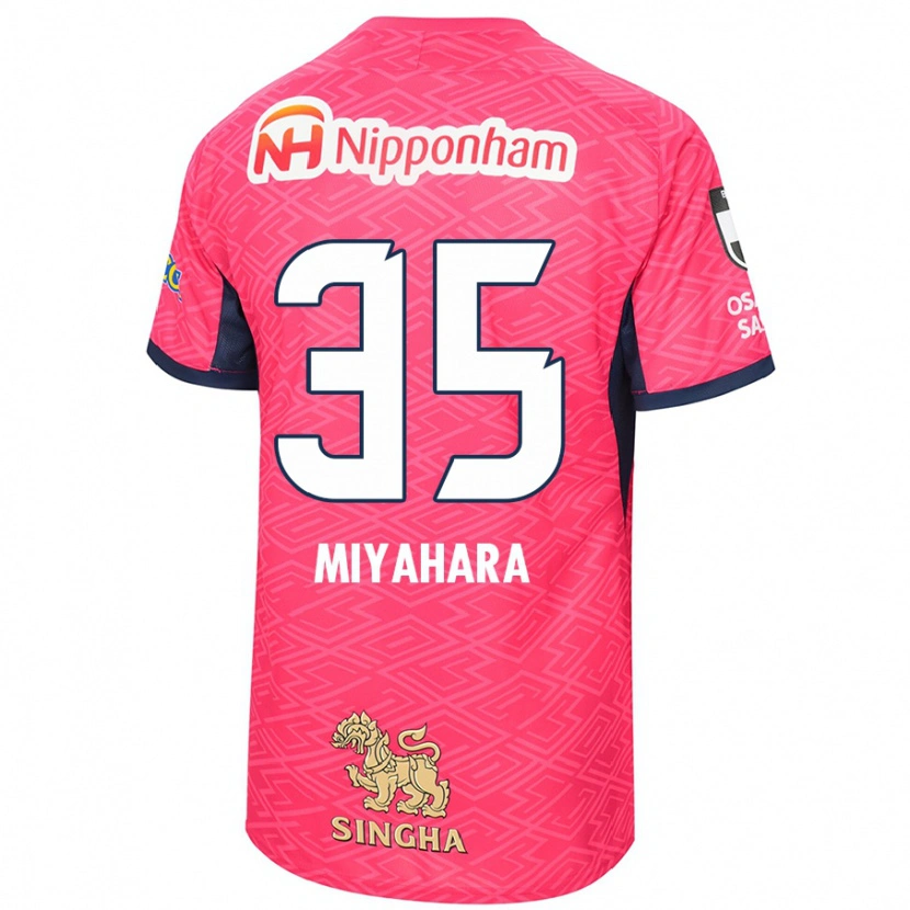 Danxen Heren Jinta Miyahara #35 Sakura Roze Wit Thuisshirt Thuistenue 2025/26 T-Shirt