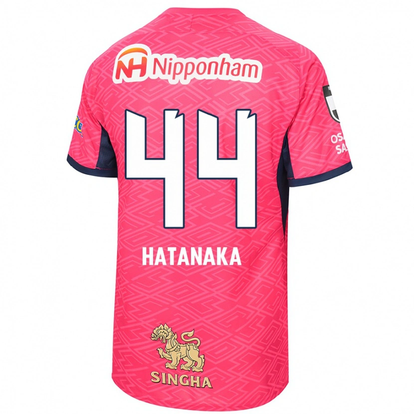 Danxen Heren Shinnosuke Hatanaka #44 Sakura Roze Wit Thuisshirt Thuistenue 2025/26 T-Shirt
