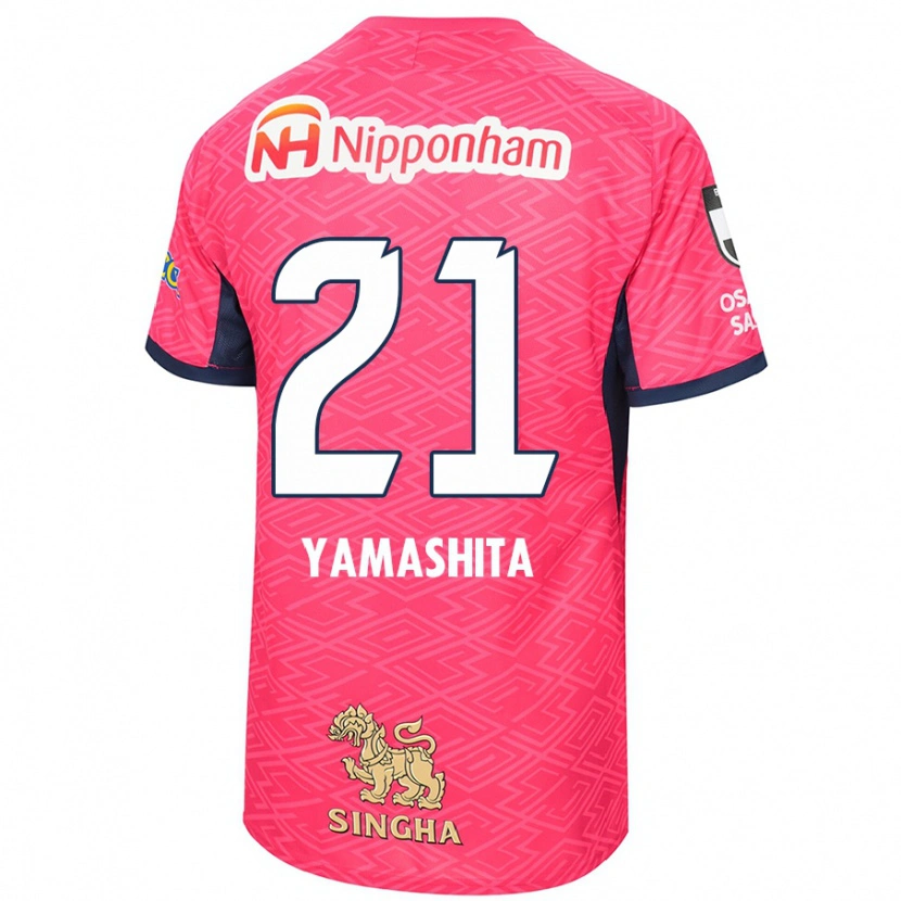 Danxen Heren Rina Yamashita #21 Sakura Roze Wit Thuisshirt Thuistenue 2025/26 T-Shirt