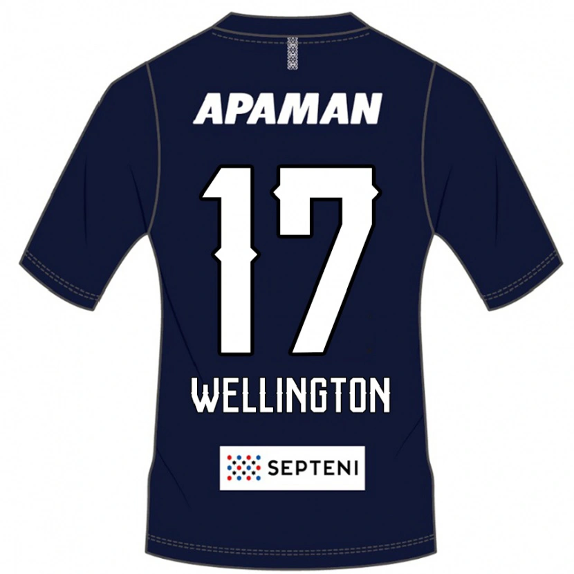 Danxen Heren Wellington #17 Koningsblauw Wit Thuisshirt Thuistenue 2025/26 T-Shirt