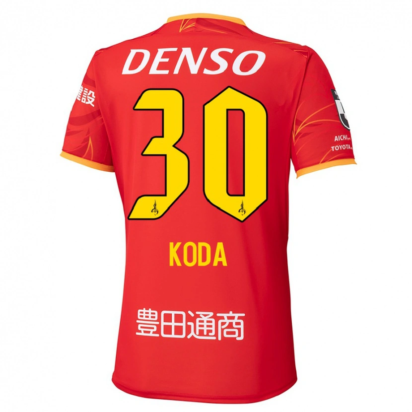 Danxen Heren Hidemasa Koda #30 Rood Geel Thuisshirt Thuistenue 2025/26 T-Shirt