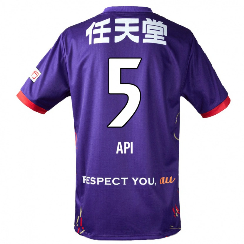 Danxen Heren Hisashi Appiah Tawiah #5 Paars Wit Zwart Thuisshirt Thuistenue 2025/26 T-Shirt