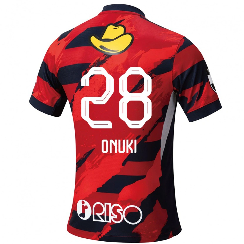 Danxen Heren Rui Onuki #28 Rood Zwart Thuisshirt Thuistenue 2025/26 T-Shirt