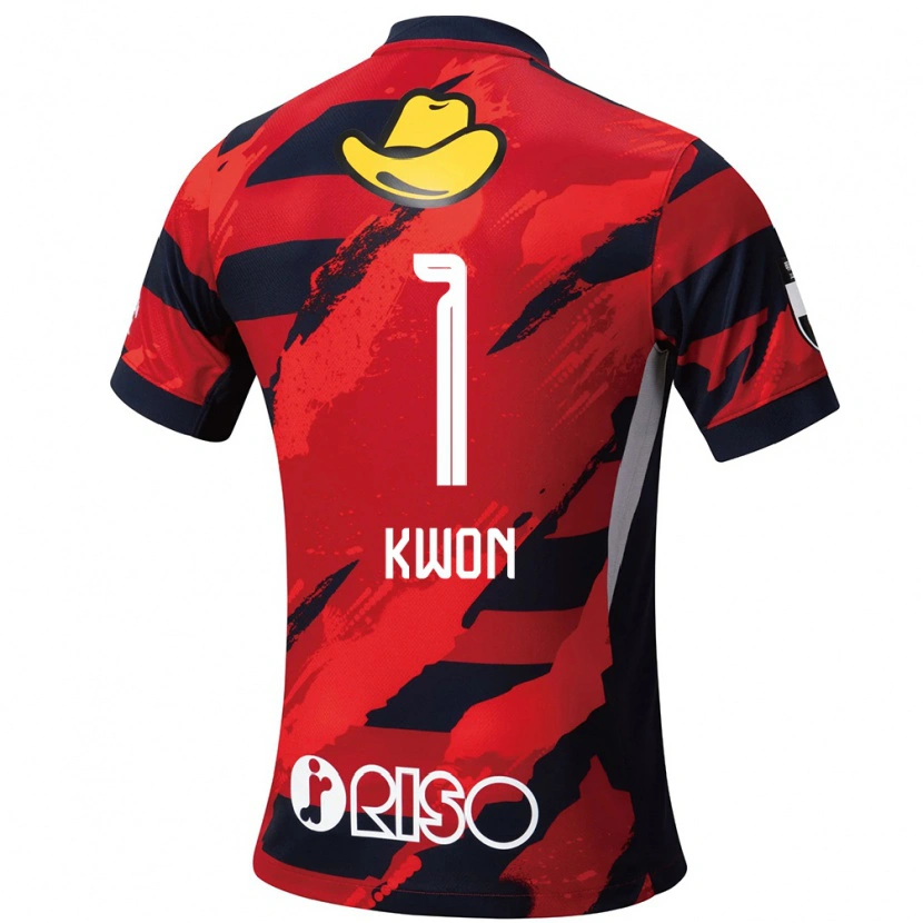 Danxen Heren Sun-Tae Kwon #1 Rood Zwart Thuisshirt Thuistenue 2025/26 T-Shirt