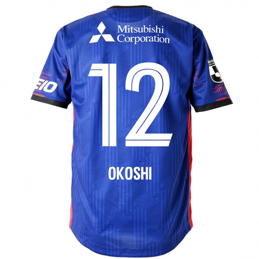 Danxen Heren Yutaha Okoshi #12 Koningsblauw Wit Thuisshirt Thuistenue 2025/26 T-Shirt