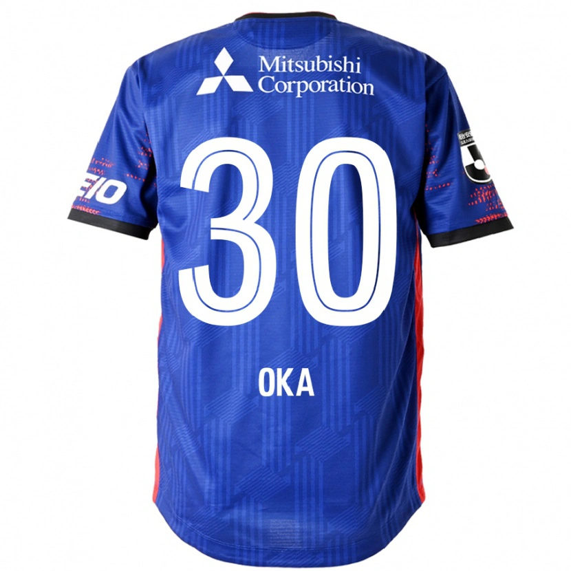 Danxen Heren Teppei Oka #30 Koningsblauw Wit Thuisshirt Thuistenue 2025/26 T-Shirt
