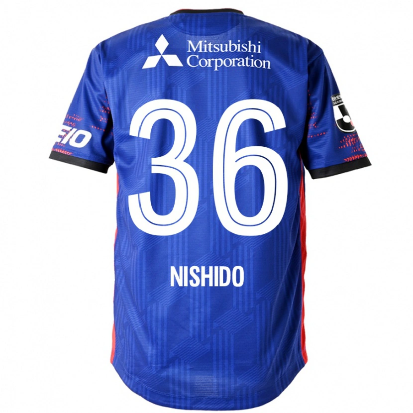 Danxen Heren Hisatoshi Nishido #36 Koningsblauw Wit Thuisshirt Thuistenue 2025/26 T-Shirt