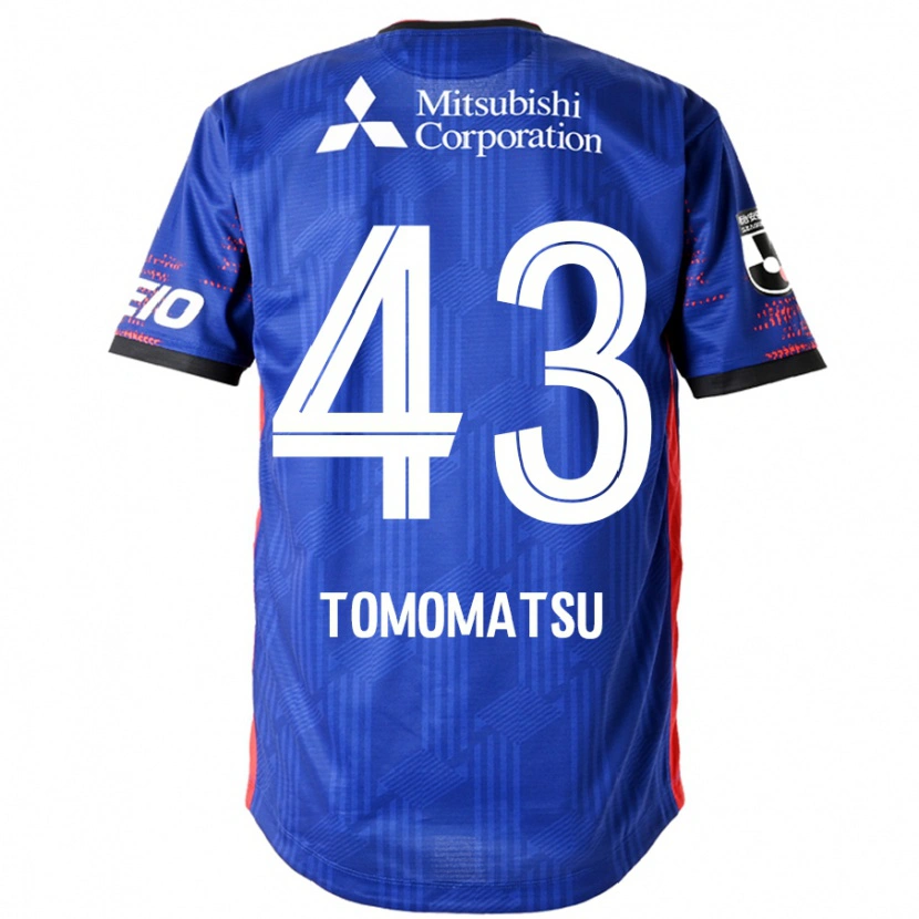 Danxen Heren Yuki Tomomatsu #43 Koningsblauw Wit Thuisshirt Thuistenue 2025/26 T-Shirt