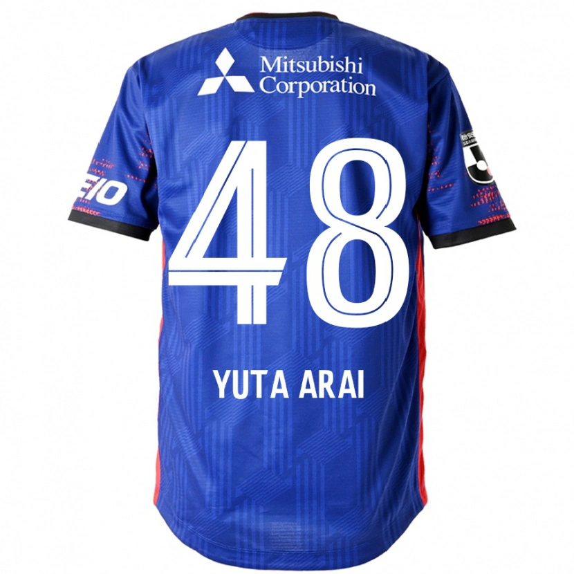 Danxen Heren Yuta Arai #48 Koningsblauw Wit Thuisshirt Thuistenue 2025/26 T-Shirt