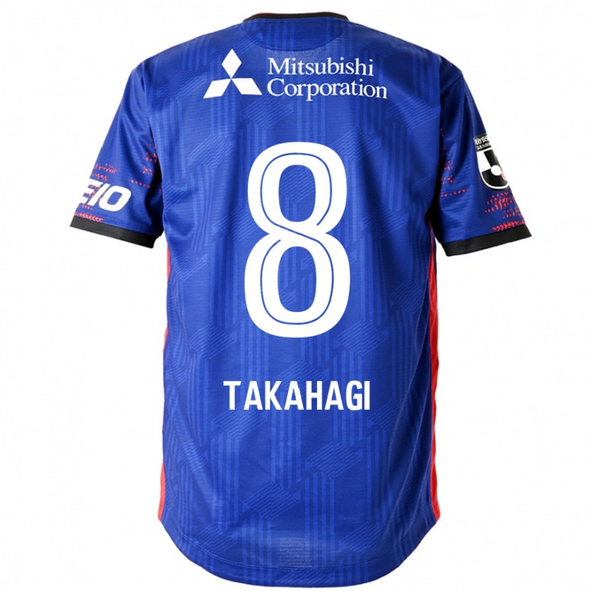 Danxen Heren Yojiro Takahagi #8 Koningsblauw Wit Thuisshirt Thuistenue 2025/26 T-Shirt