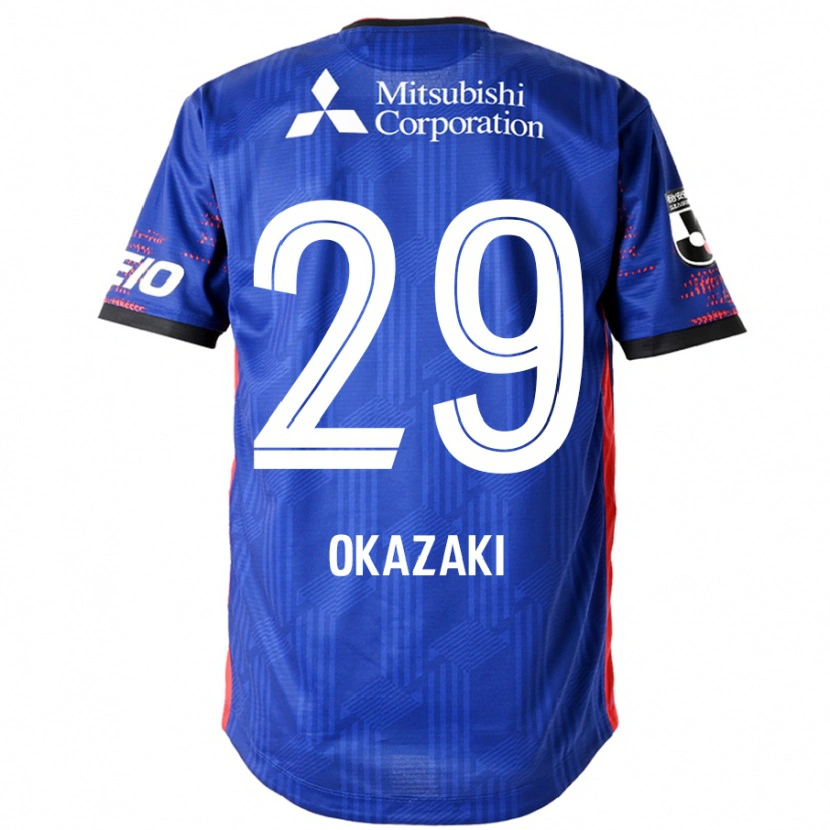 Danxen Heren Makoto Okazaki #29 Koningsblauw Wit Thuisshirt Thuistenue 2025/26 T-Shirt