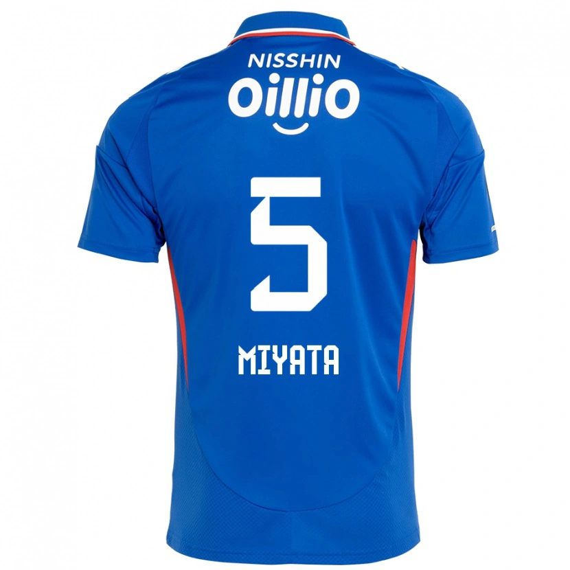 Danxen Heren Haru Miyata #5 Koningsblauw Wit Thuisshirt Thuistenue 2025/26 T-Shirt
