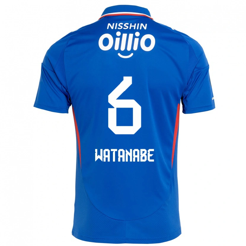 Danxen Heren Kota Watanabe #6 Koningsblauw Wit Thuisshirt Thuistenue 2025/26 T-Shirt