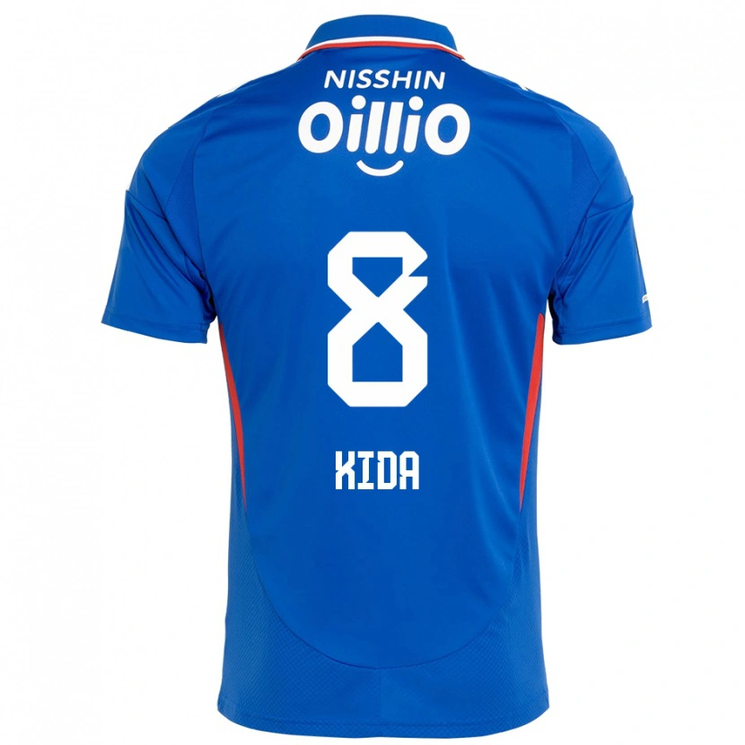 Danxen Heren Takuya Kida #8 Koningsblauw Wit Thuisshirt Thuistenue 2025/26 T-Shirt