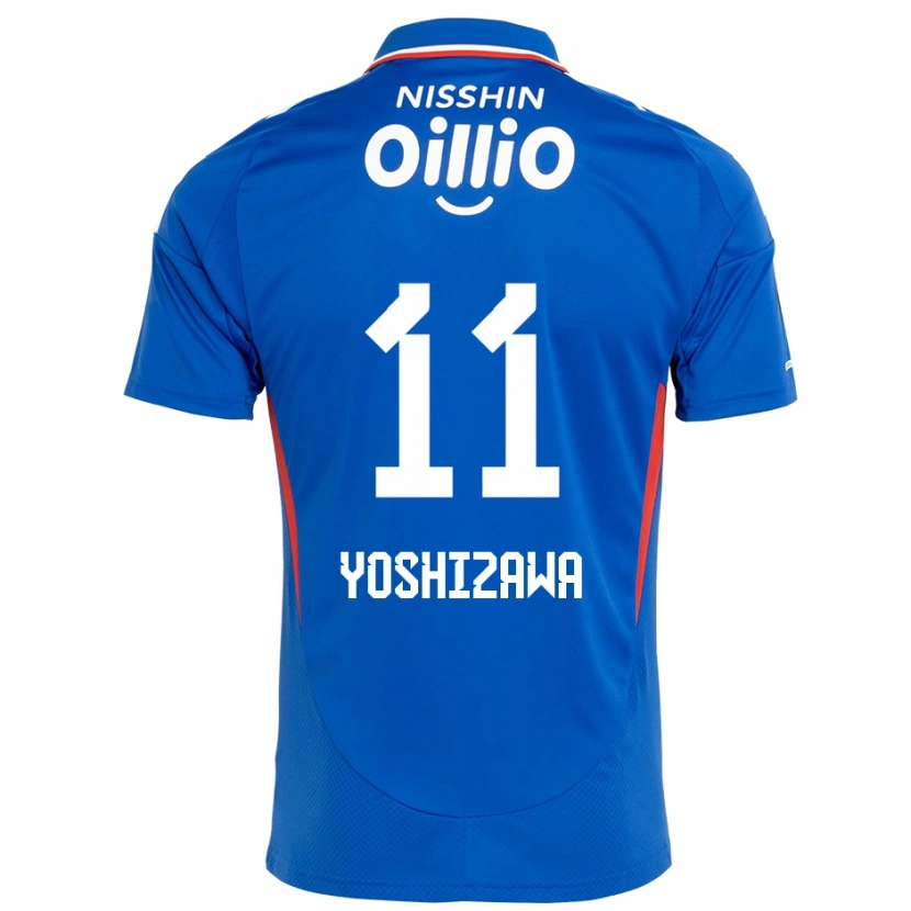 Danxen Heren Mirai Yoshizawa #11 Koningsblauw Wit Thuisshirt Thuistenue 2025/26 T-Shirt