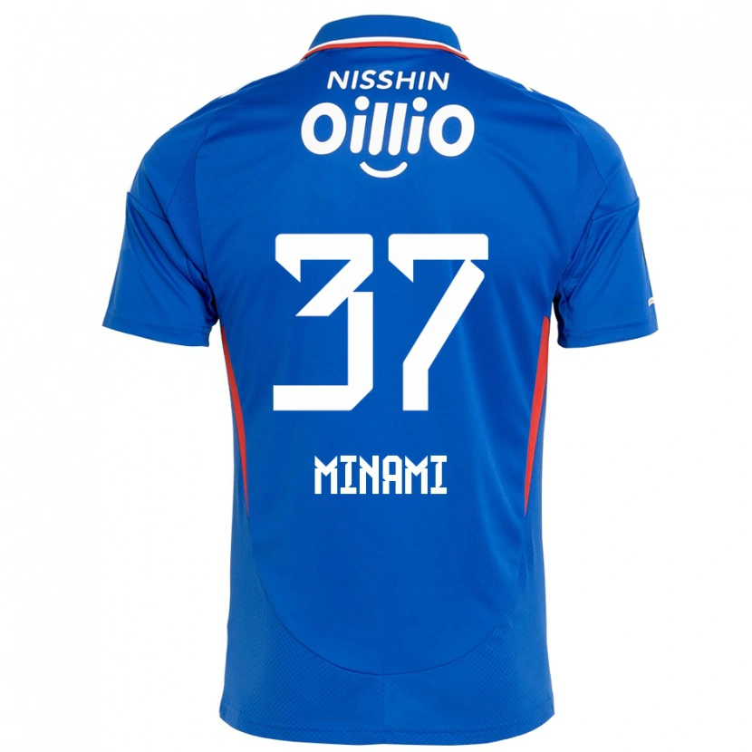 Danxen Heren Takuto Minami #37 Koningsblauw Wit Thuisshirt Thuistenue 2025/26 T-Shirt