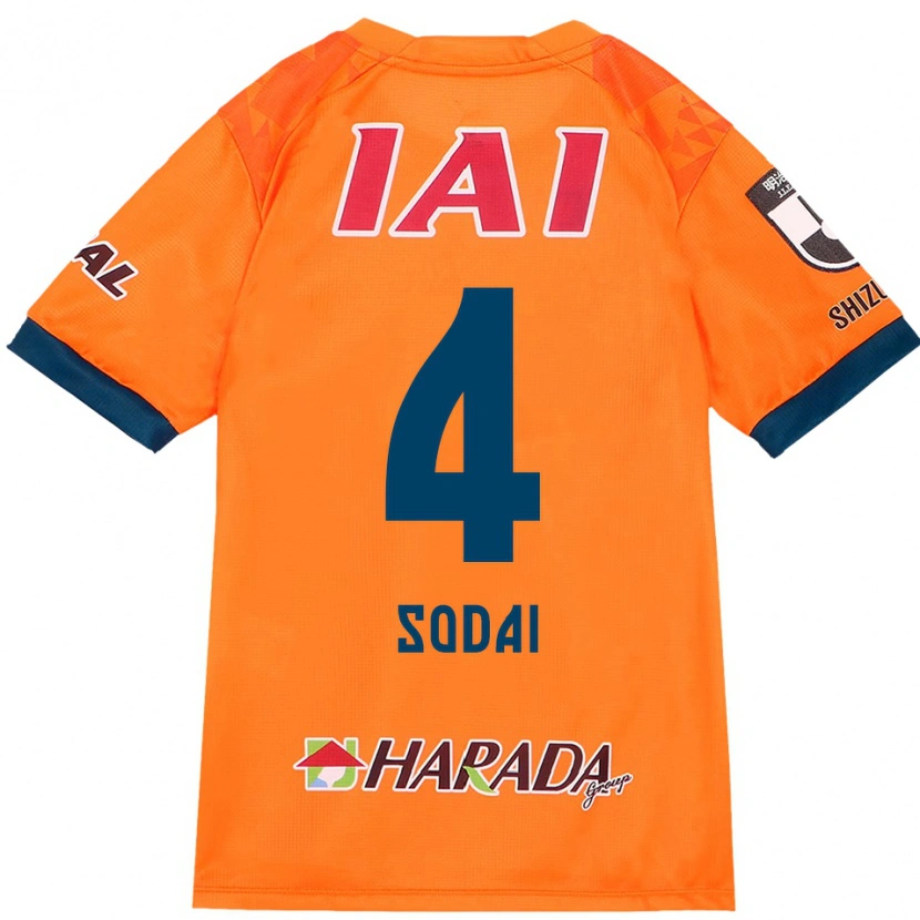 Danxen Heren Sodai Hasukawa #4 Oranje Rood Thuisshirt Thuistenue 2025/26 T-Shirt