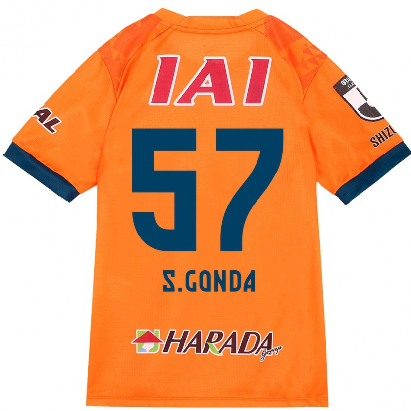Danxen Heren Shuichi Gonda #57 Oranje Rood Thuisshirt Thuistenue 2025/26 T-Shirt