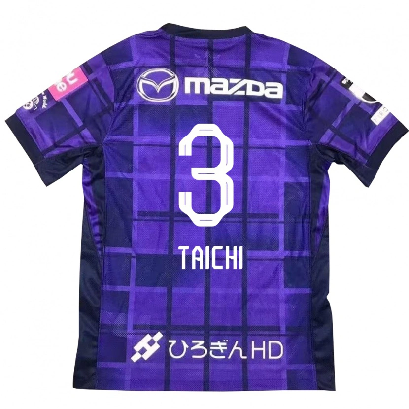 Danxen Heren Taichi Yamasaki #3 Paars Oranje Thuisshirt Thuistenue 2025/26 T-Shirt