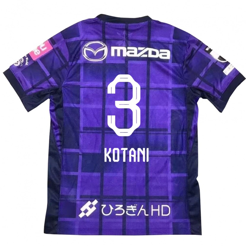 Danxen Heren Fuga Kotani #3 Paars Oranje Thuisshirt Thuistenue 2025/26 T-Shirt