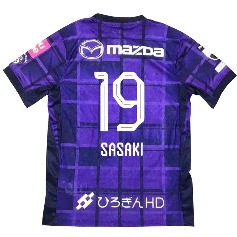 Danxen Heren Sho Sasaki #19 Paars Oranje Thuisshirt Thuistenue 2025/26 T-Shirt