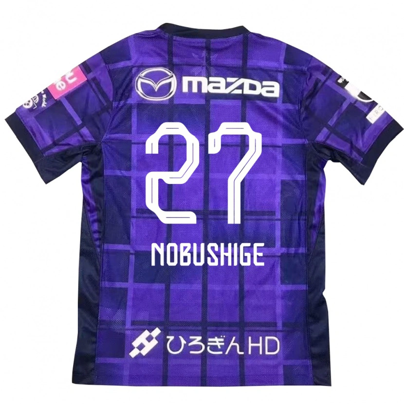 Danxen Heren Ryojiro Nobushige #27 Paars Oranje Thuisshirt Thuistenue 2025/26 T-Shirt