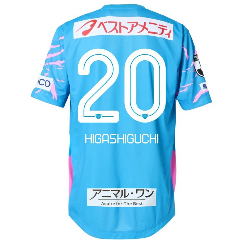 Danxen Heren Aitaro Higashiguchi #20 Blauw Roze Thuisshirt Thuistenue 2025/26 T-Shirt