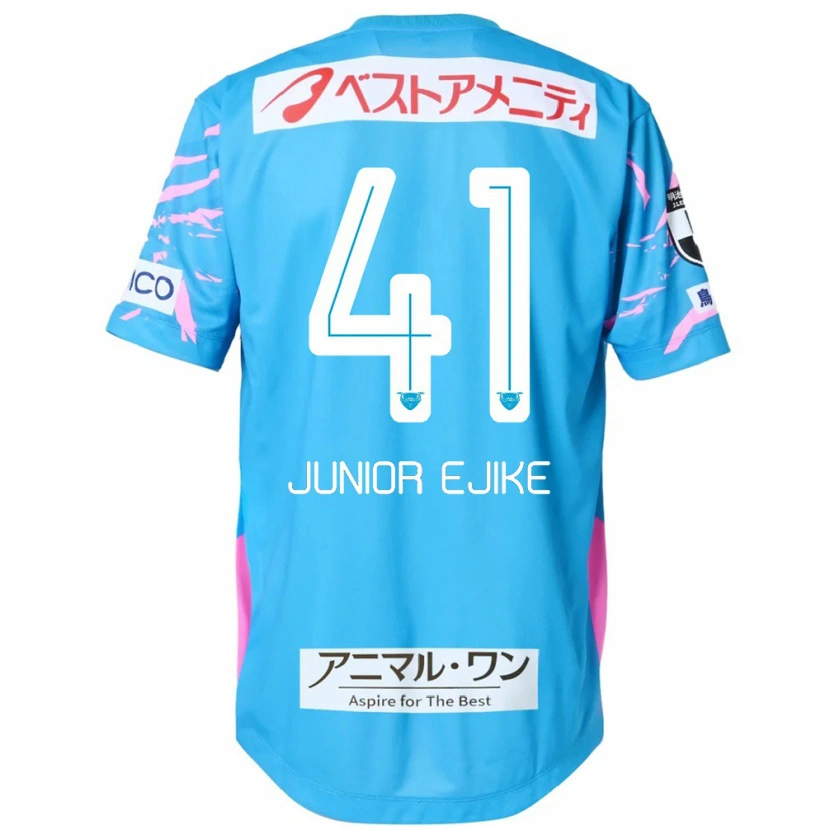 Danxen Heren Ibuki Vincent Junior Ejike #41 Blauw Roze Thuisshirt Thuistenue 2025/26 T-Shirt
