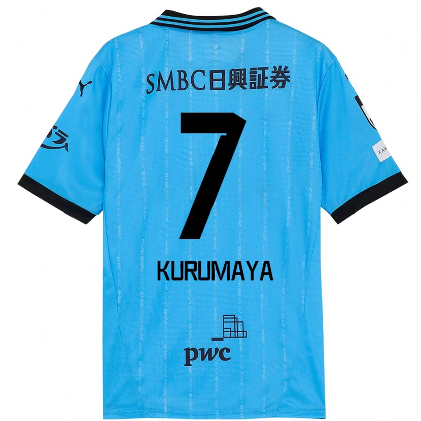 Danxen Heren Shintaro Kurumaya #7 Hemelsblauw Zwart Thuisshirt Thuistenue 2025/26 T-Shirt
