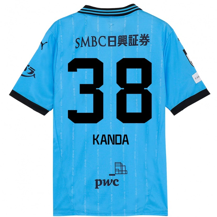 Danxen Heren Soma Kanda #38 Hemelsblauw Zwart Thuisshirt Thuistenue 2025/26 T-Shirt