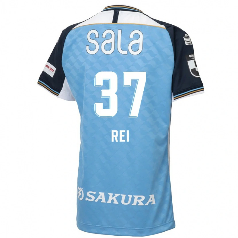 Danxen Heren Rei Hirakawa #37 Hemelsblauw Zwart Thuisshirt Thuistenue 2025/26 T-Shirt