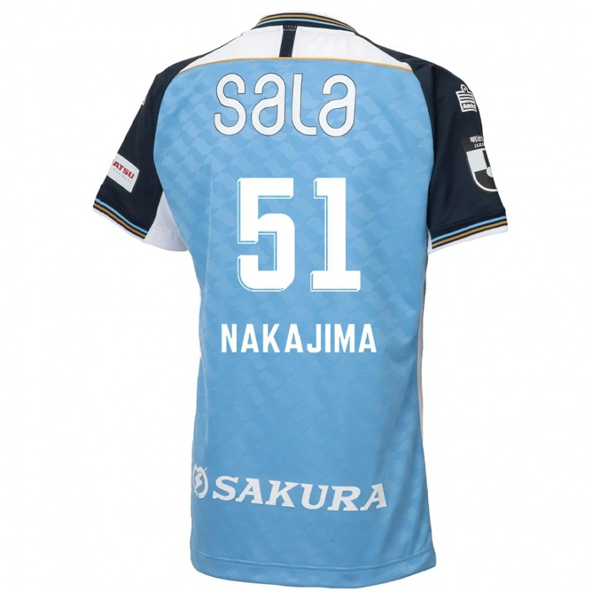Danxen Heren Keitaro Nakajima #51 Hemelsblauw Zwart Thuisshirt Thuistenue 2025/26 T-Shirt