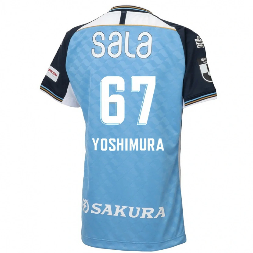 Danxen Heren Ryusei Yoshimura #67 Hemelsblauw Zwart Thuisshirt Thuistenue 2025/26 T-Shirt