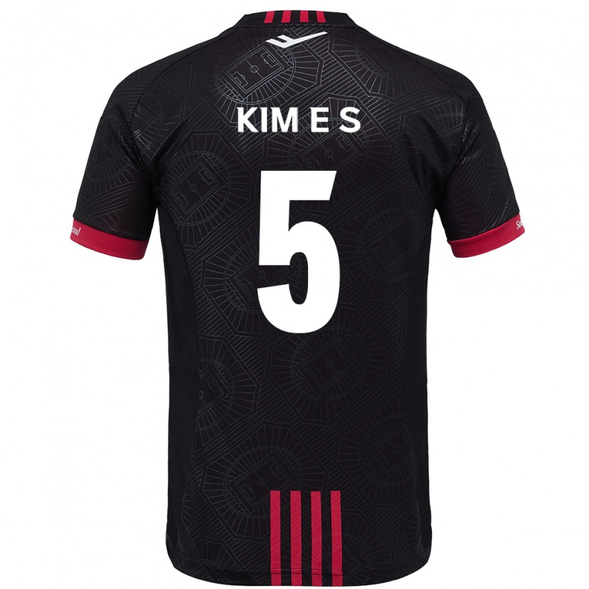 Danxen Heren Kim Eun-Sol #5 Zwart Rood Thuisshirt Thuistenue 2025/26 T-Shirt