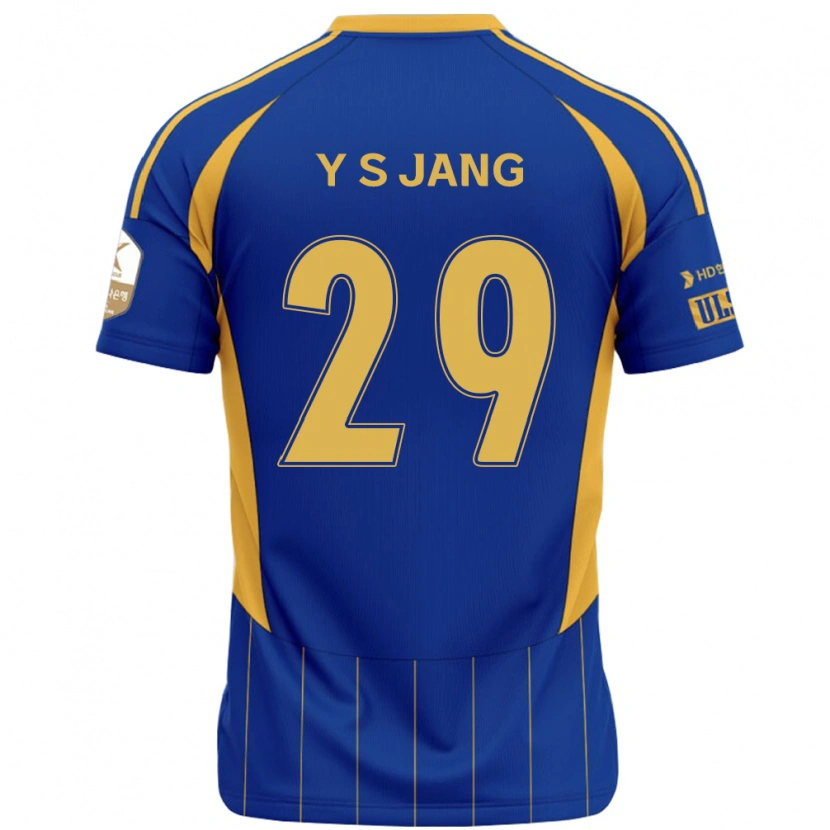 Danxen Heren See-Young Jang #29 Koningsblauw Geel Thuisshirt Thuistenue 2025/26 T-Shirt