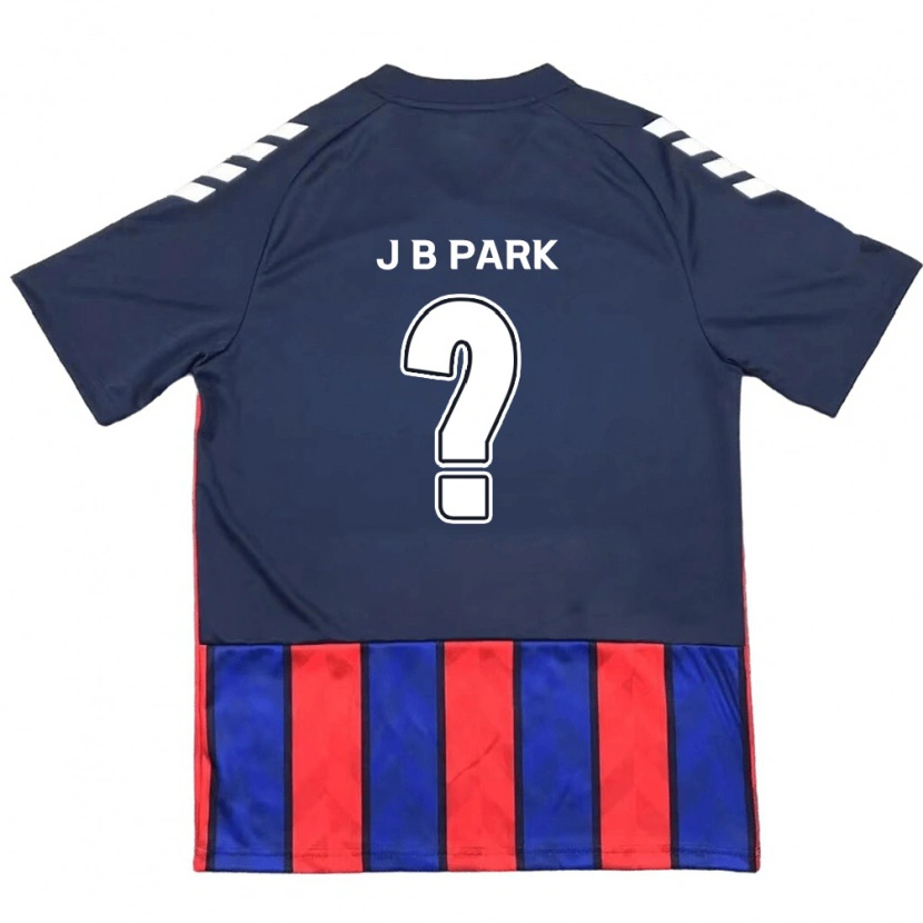 Danxen Heren Bae-Jong Park #0 Koningsblauw Rood Thuisshirt Thuistenue 2025/26 T-Shirt