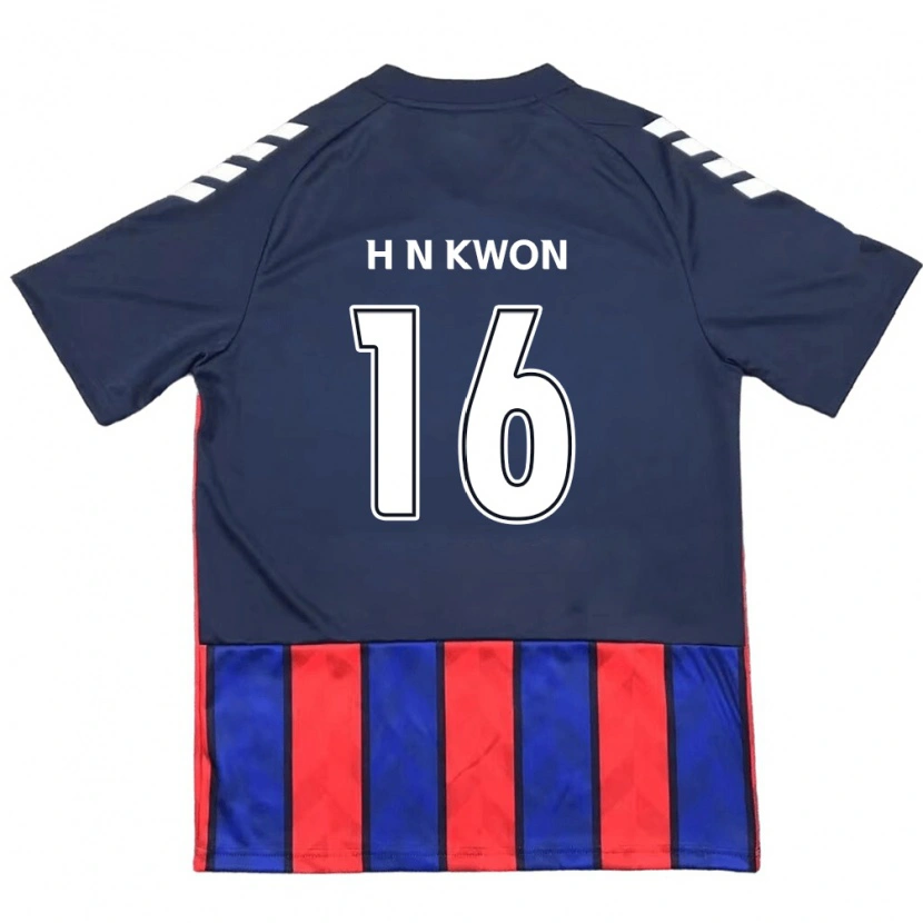 Danxen Heren Nam-Hoon Kwon #16 Koningsblauw Rood Thuisshirt Thuistenue 2025/26 T-Shirt