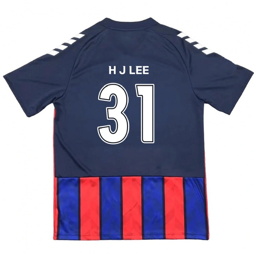 Danxen Heren Jae-Hoon Lee #31 Koningsblauw Rood Thuisshirt Thuistenue 2025/26 T-Shirt