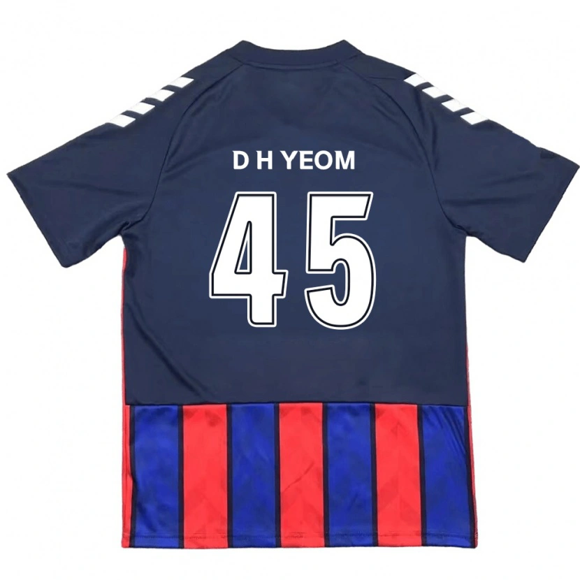 Danxen Heren Do-Hyeon Yeom #45 Koningsblauw Rood Thuisshirt Thuistenue 2025/26 T-Shirt