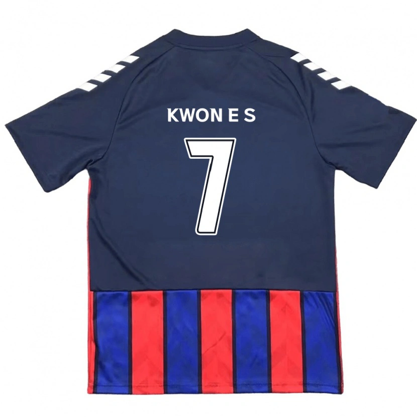 Danxen Heren Kwon Eun-Som #7 Koningsblauw Rood Thuisshirt Thuistenue 2025/26 T-Shirt