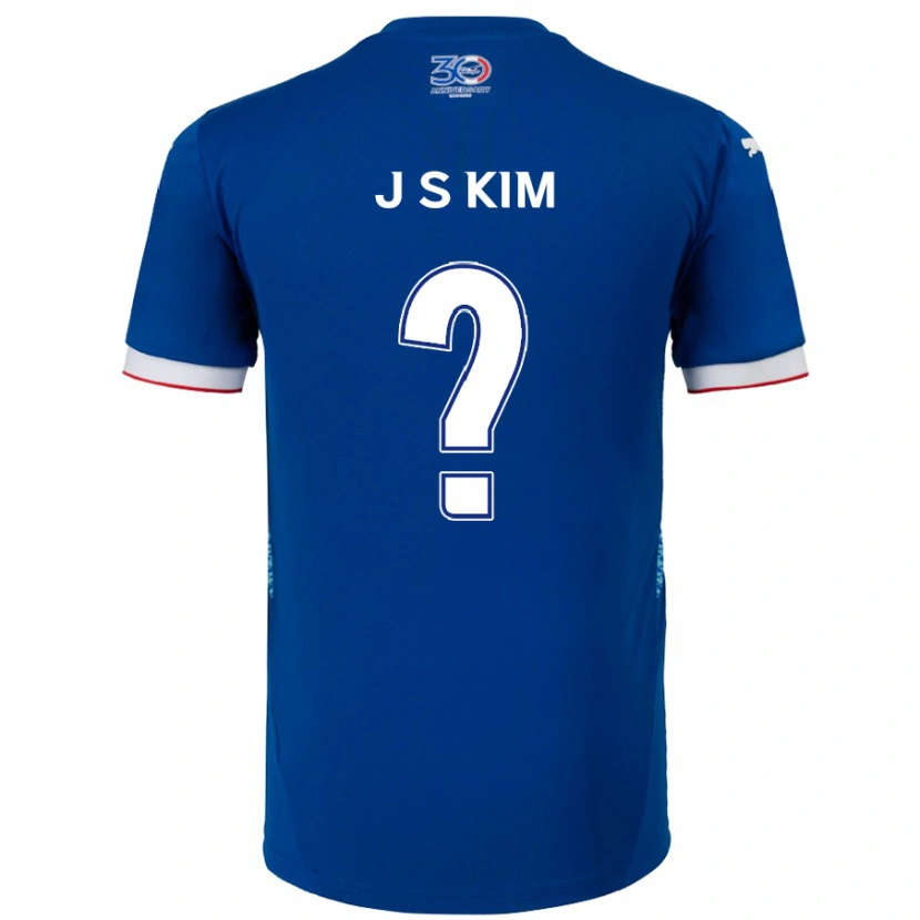 Danxen Heren Seong-Ju Kim #0 Koningsblauw Wit Thuisshirt Thuistenue 2025/26 T-Shirt
