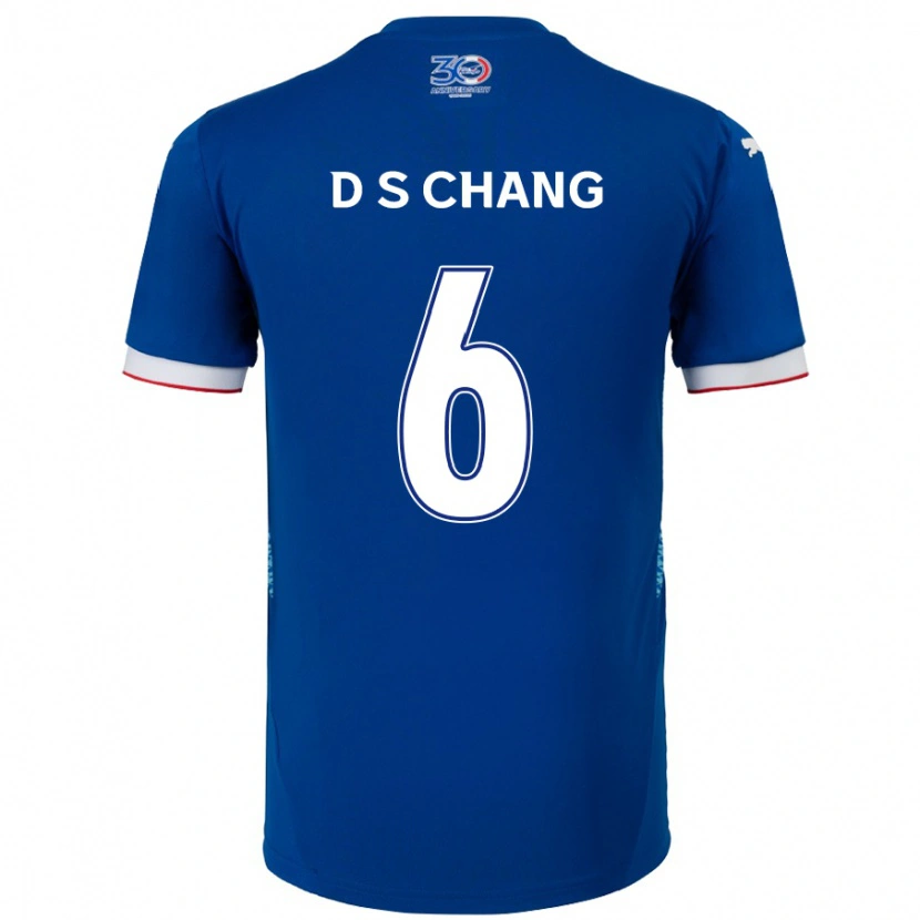 Danxen Heren Se-Dong Chang #6 Koningsblauw Wit Thuisshirt Thuistenue 2025/26 T-Shirt