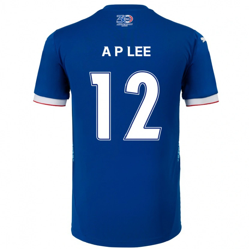 Danxen Heren Pyeong-An Lee #12 Koningsblauw Wit Thuisshirt Thuistenue 2025/26 T-Shirt