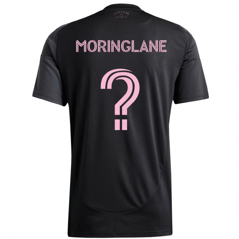 Danxen Heren Luis Moringlane #0 Zwart Roze Uitshirt Uittenue 2025/26 T-Shirt