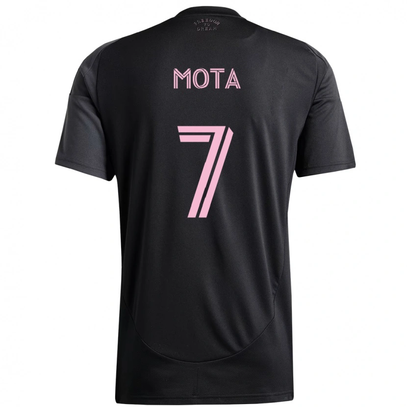 Danxen Heren Jean Mota #7 Zwart Roze Uitshirt Uittenue 2025/26 T-Shirt