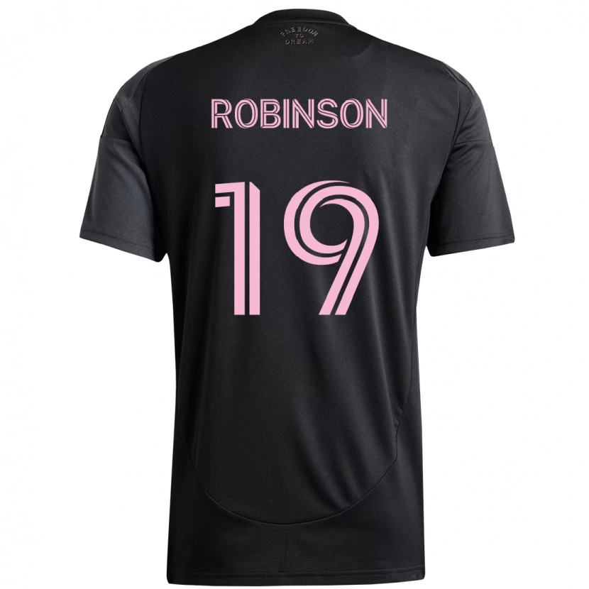 Danxen Heren Robbie Robinson #19 Zwart Roze Uitshirt Uittenue 2025/26 T-Shirt