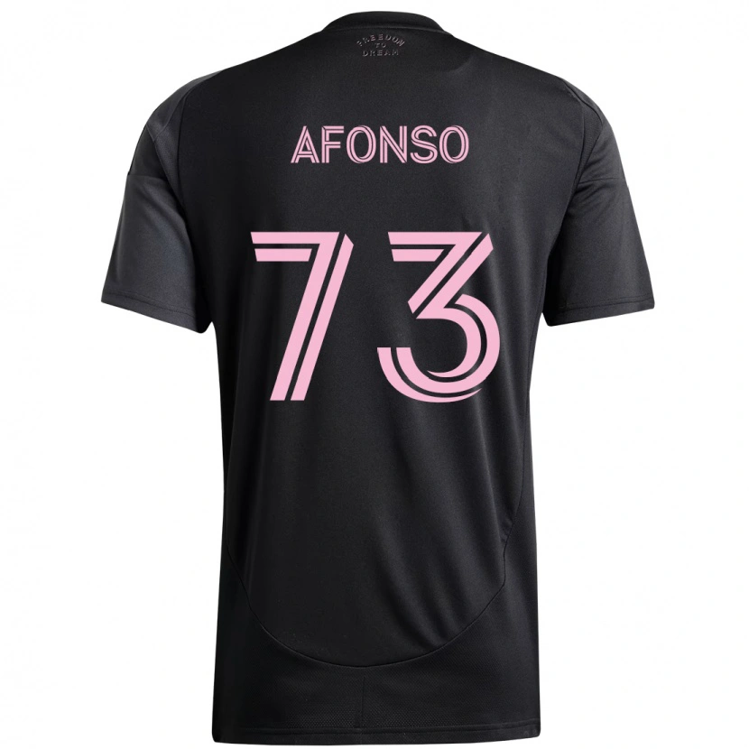 Danxen Heren Leo Afonso #73 Zwart Roze Uitshirt Uittenue 2025/26 T-Shirt