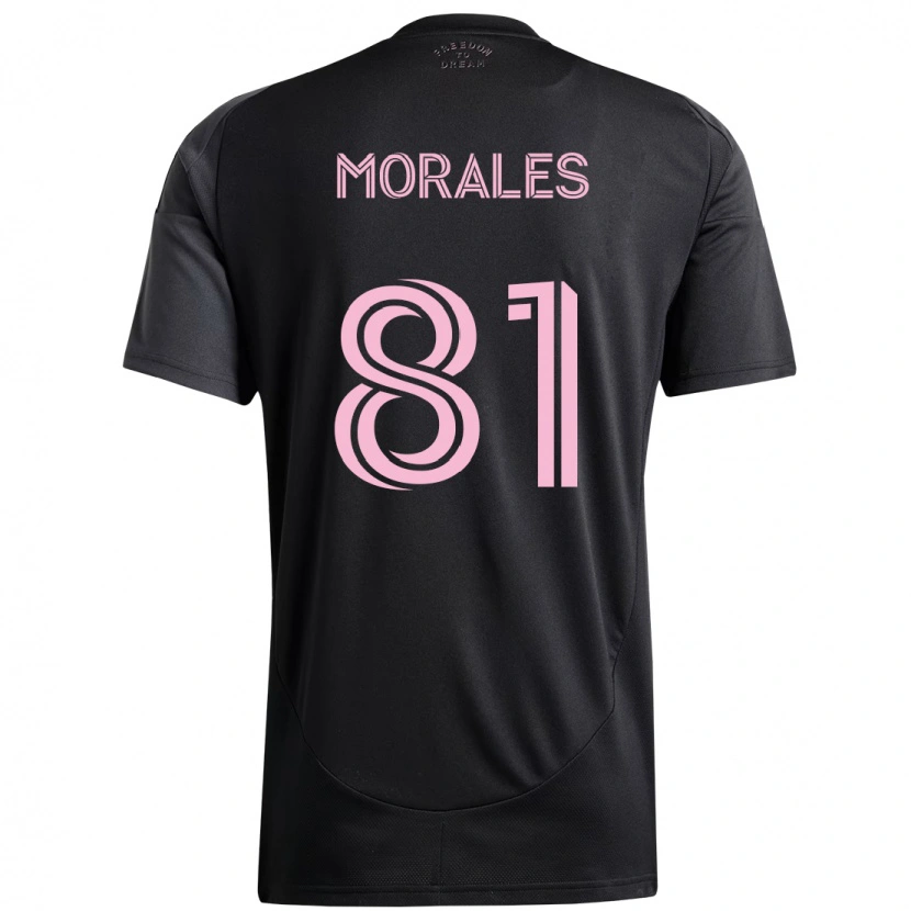 Danxen Heren Santiago Morales #81 Zwart Roze Uitshirt Uittenue 2025/26 T-Shirt