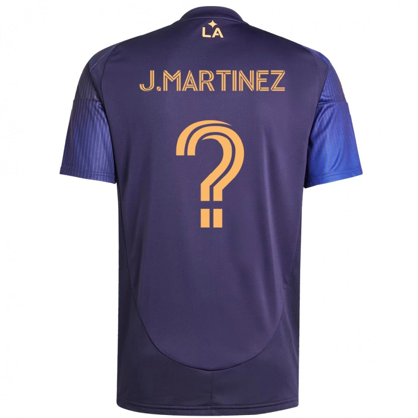 Danxen Heren Mono Martínez #0 Paars Blauw Uitshirt Uittenue 2025/26 T-Shirt