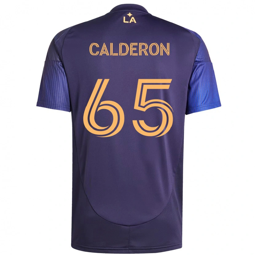 Danxen Heren Juan Calderón #65 Paars Blauw Uitshirt Uittenue 2025/26 T-Shirt